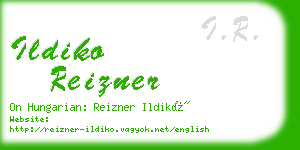 ildiko reizner business card